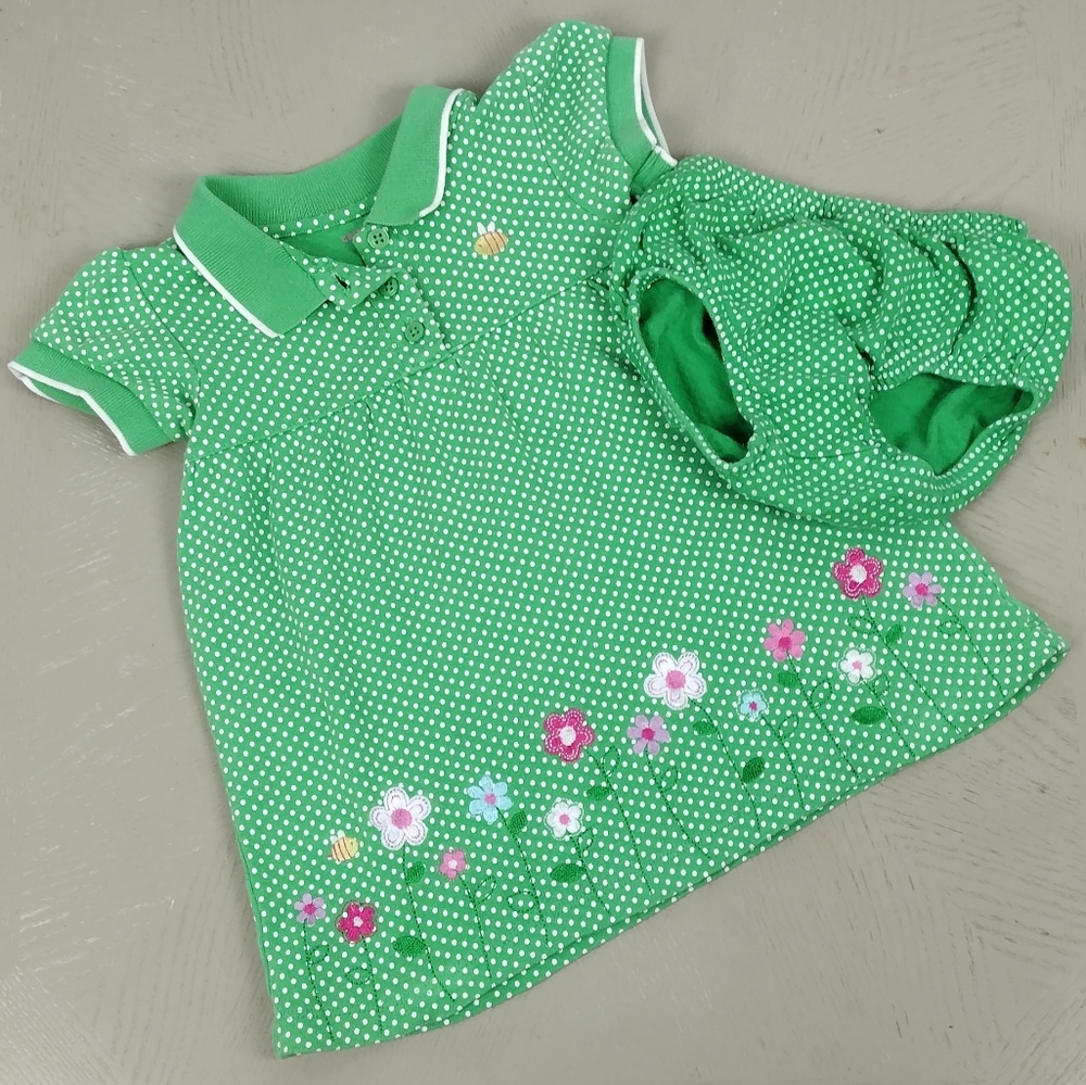 EUC Carter's Green Spring Dress